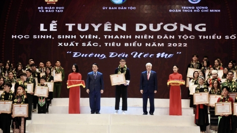 Hơnh deh 142 học sinh, sinh viên, đha đhâm c’mor ma nuyh acoon coh bhriêl choom bhlầng