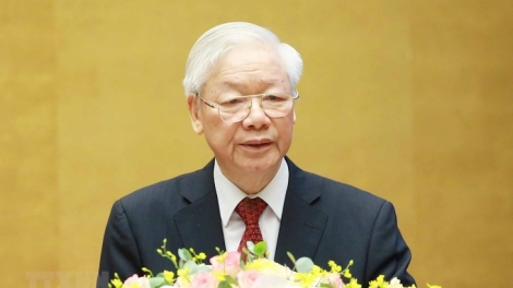 XA NAY HƠNH DEH TẾT HÂN NOO HA PRUỐT QUÝ MÃO-2023 ÂNG ĐỒNG CHÍ NGUYỄN PHÚ TRỌNG, TỔNG BÍ THƯ BAN CHẤP HÀNH TRUNG ƯƠNG ĐẢNG CỘNG SẢN VIỆT NAM