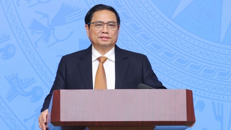 Thủ tướng Phạm Minh Chính lum zr’ziêng Lào