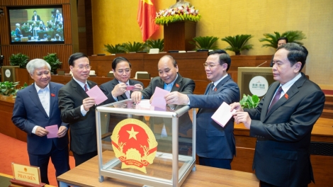 Quốc hội bổ nhiệm 2 Phó Thủ tướng Chính phủ nhiệm kỳ 2021-2026 lâng t’coóh Trần Hồng Hà lâng Trần Lưu Quang