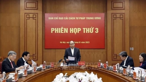 Kơdră teh đak pơgơ̆r hop akŏm mă 3 Jơnŭm pơgơ̆r Hơmet pơ-'lơ̆ng Tư phap Trung ương