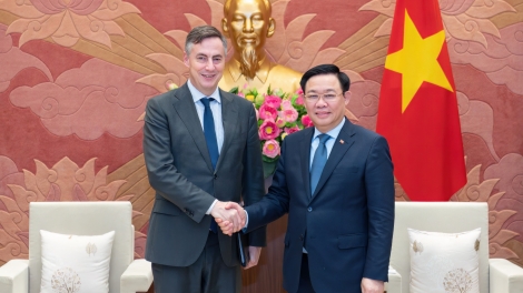 Kơdră Kuôk hô̆i Vương Đình Huệ sơng Kơdră Anih jang tơbôl  Nghị viện châu Âu 