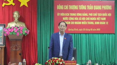 Pôa Trần Quang Phương, Kăn xiâm phŏ hnê ngăn Kuô̆k hô̆i lăm pôu bă pêi cheăng a Ƀinh đoân 12 - Kŏng ti xiâm mơjiâng tơmeăm khoăng Trường Sơn