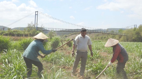 Mnuih Đảng viên ba anăp rŭ mjing đang kbâo prŏng ti Đăk Trăm