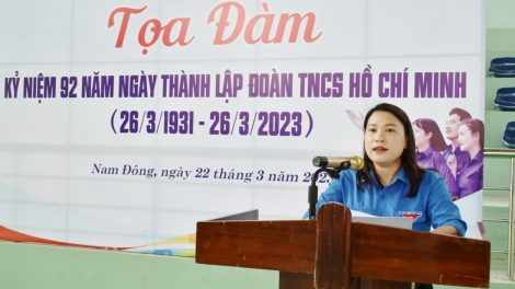 Nam Đông: Prá xay lâng t’ngay bhiệc bhan đoàn viên Hơnh déh 92 c’moo t’ngay bhrợ t’váih Đoàn đha đhâm c’moor Cộng sản Hồ Chí Minh