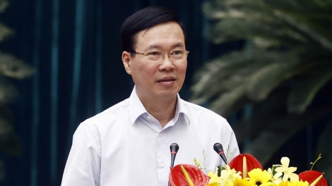 Chủ tịch nước pâh Hội nghị K’rong pa zêng 10 c’moo xơợng bhrợ C’lâng  xa nay chr’năp mâng zư lêy K’tiêc k’ruung âng TP Hồ Chí Minh