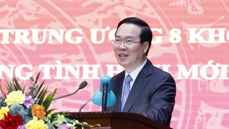 Chủ tịch nước Võ Văn Thưởng moon: Pa dưr c’rơ zazum đoọng xay bhrợ xa nay bh’rợ ga măc chr’năp zư lêy k’tiêc k’ruung