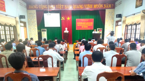 Nam Giang: Bhrợ lớp Bồi dưỡng bh’rợ Đảng ha Bí thư Chi bộ lâng Cấp ủy viên cơ sở g’luh 1 c’moo 2023