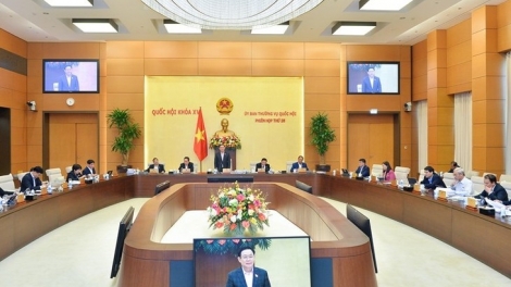 Ủy ban Thường vụ Quốc hội đoọng boop p’rá dự án Luật K’đhơợng lêy, zư lêy công trình quốc phòng lâng zr’lụ quân sự