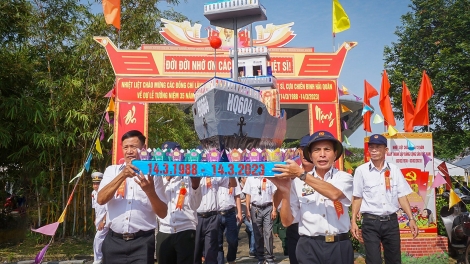 Đà Nẵng: Bhuôih, c’lêng apêê liệt sĩ Gạc Ma