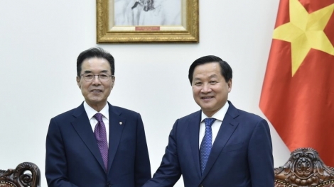 Kơ-iăng Khua dêh čar Lê Minh Khái tŭ jum Khua Khul pơlir hơbit Anom mă bruă hrom gah đang hmua lŏn ia Hàn Quốc 