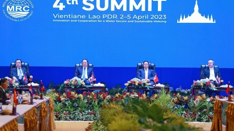 Thủ tướng Teh đak Phạm Minh Chính vang năm Hop akŏm Kơdră kơpal Hơnih bơ̆ jang Khul đak kroong Mekongapŭng plĕnh teh ‘măng mă 4