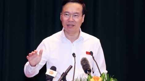 Kruanh dak Võ Văn Thưởng tâm mâp ƀon lan ta Đà Nẵng nchrăp an rơh rƀŭn nchră tal 5, QH khóa 15.