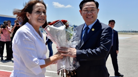 Chủ tịch Quốc hội Vương Đình Huệ tước ooy Cộng hoà Cuba