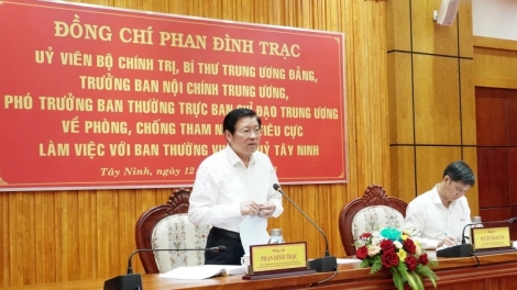 Ƀok Phan Đình Trạc bơ̆ jang hăm Tĭnh wi Tây Ninh găh tơdrong jang tang găn păng tơjră xa pơjĭp, kơnê̆