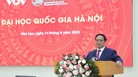 Thủ tướng Phạm Minh Chính: Đại học Quốc gia Hà Nội choom dưr vaih muy coh bâc đhị k’rong pa zum apêê đong khoa học bhriêl g’lăng bhlâng Việt Nam lâng bha lang k