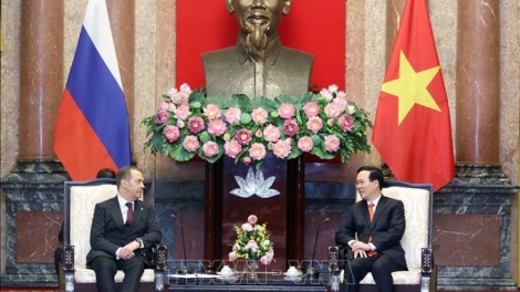 Khua lăn čar Võ Văn Thưởng drông Khua gĭt gai Đảng ala čar Russia Hluh lir