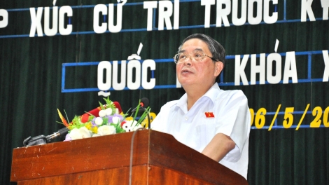 Phó Chủ tịch Quốc hội Nguyễn Đức Hải lum prá lâng đha nuôr chr’hoong Hiệp Đức tỉnh Quảng Nam