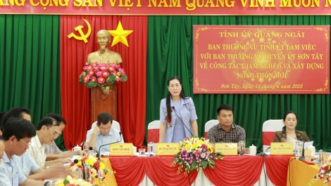 Bí thư Quảng Ngãi: Toom rơợng griing bh’rợ ton đươi chính sách pa xiêr đharựt đoọng ta bơơn râu liêm choom