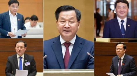 Quốc hội moot tuần bhrợ bhiêc g’luh 3: PTT Lê Minh Khái đh’rưah lâng 4 Bộ trưởng vêy t’ơơi râu t’mooh đhị Pr’hop g’luh 5