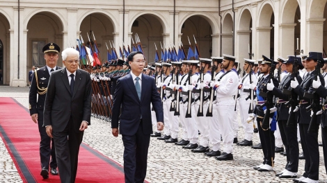 Pôa Võ Văn Thưởng, Kăn xiâm hnê ngăn tơnêi têa hôp tơpui tơno ƀă Kăn xiâm pơkuâ kong têa Italia