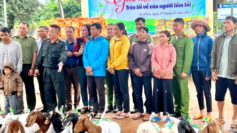 Càr Dăk Lăk: Kwang àng kơnhoàl Ea H’leo “3 lòt bal” mờ làng bol tiah sar lơgar ngài 