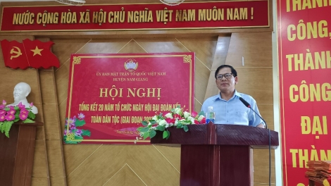 Chr’hoong Nam Giang (Quảng Nam) k’rong pa zêng 20 c’moo T’ngay bhiêc bhan “Đại đoàn kết pa zêng đha nuôr” cr’chăl 2003-2023