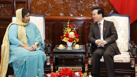 Khua lăn čar Võ Văn Thưởng drông khua bi ala knŭk kna Bangladesh 