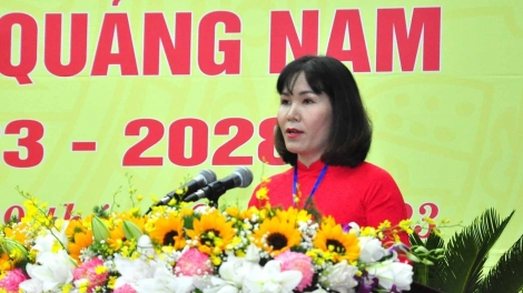 Pơ căn Lê Thị Minh Tâm bhrợ cớ Chủ tịch Hội Nông dân tỉnh Quảng Nam