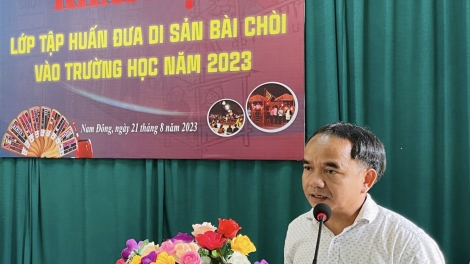 Nam Đông (Thừa Thiên Huế): Pa choom đoọng đơơng âng c’kir Bài Chòi moot ooy trường học c’moo 2023