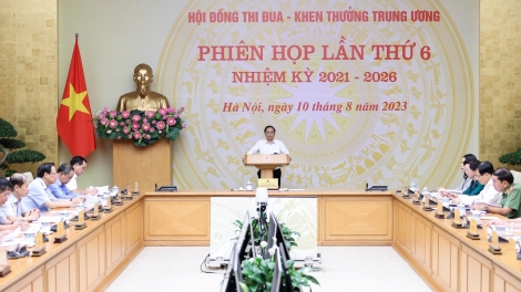 Thủ tướng Phạm Minh Chính pơgơ̆r hop akŏm mă 6 Khul vei lăng tơdrong pơjei – pôk hơpăh Trung ương 