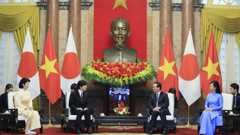 Kơdră teh đak bơ̆n Võ Văn Thưởng păng Hơkăn sư sơng Kon drŏ nglo ƀok pơtao Nhật Bản păng hơkăn sư