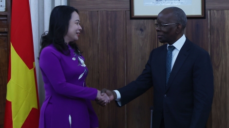 Phó Củ tịc lơgar mò Võ Thị Ánh Xuân cribơyai broă mờ Thủ tướng lơgar Mozambique 