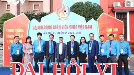 T’cooh Nguyễn Xuân Thắng tước pâh Đại hội Công đoàn viên chức Việt Nam g’luh 6