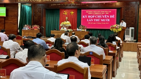 HĐÑZ càr Dăk Lăk bơyai lơh dơ̆ pơrjum mìng geh dùl tơngu me dơ̆ 10, khoă 10