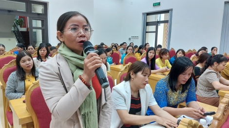 Nam Giang: G’luh prá xay bhlưa bh’cộ cấp ủy, chính quyền lâng cán bộ, hội viên pân đil c’moo 2023