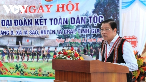 T’cooh Phan Đình Trạc pâh t’ngay bhiệc bhan Đại đoàn kết lâng đhanuôr Jrai