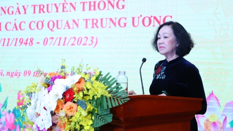 Jâ Trương Thị Mai, Kăn xiâm pơkuâ hnê mơhno má môi kơvâ cheăng Đảng veăng Leh tơbâ 75 hơnăm Hâi mơjiâng Đảng ƀô̆ Khô̆i mâu kơ koan Tơnêi têa