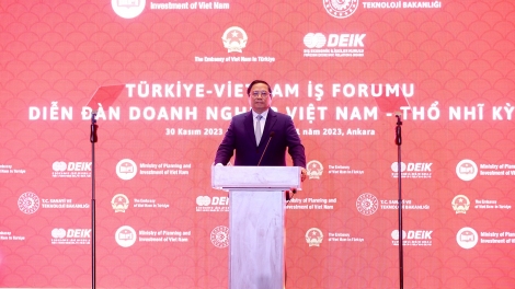 Khua knŭk kna Phạm Minh Chính nao ti anôk bi kƀĭn phung duh mkra Turki - Việt Nam 