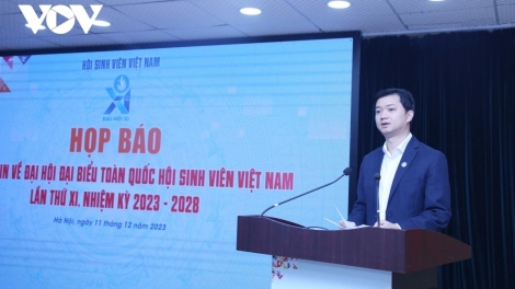 Hneăng hôp mâu kăn teăng mâ lâp tơnêi têa Khu sinh viên Việt Nam roh má XI