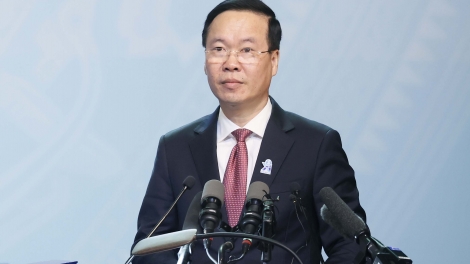 Khua lăn čar Võ Văn Thưởng nao hlăm Klei bi kƀĭn phung bi ala kluôm ala Êpul hgŭm phung hriăm gưl prŏng Việt Nam tal XI wưng 2023-2028 