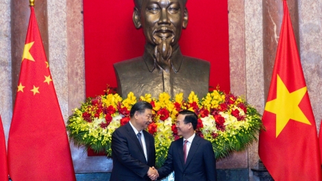 Khua lăn čar Võ Văn Thưởng bi trông hŏng Khua gĭt gai Đảng, Khua lăn čar China Tập Cận Bình 