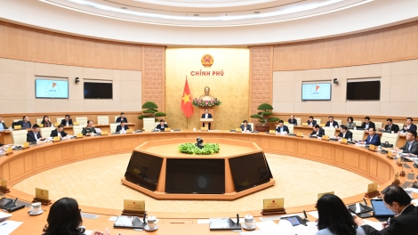 Thủ tướng Phạm Minh Chính ƀư tơm rơh hop Chính phủ way ăp khay khay 11 năm 2023  