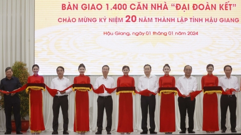 Kăn xiâm hnê ngăn tơnêi têa veăng a Leh pơcháu 1.400 toăng hngêi Tơrŭm a kong pơlê Hậu Giang