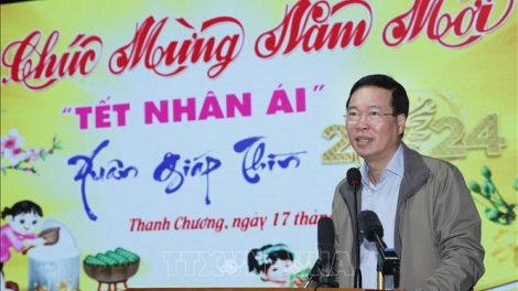 Kruanh dak râng rơh “tết tâm rŏng” Năm mhe Giáp Thìn năm 2024 ta Nghệ An.