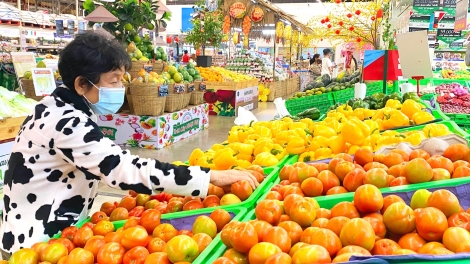 ខេត្តអានយ៉ាង ត្រៀមទឹកប្រាក់រាប់ពាន់លានដុងស្តុកទុកទំនិញបុណ្យចូលឆ្នាំវៀតណាម លំនឹងទីផ្សារ