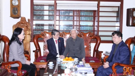 Phó Chủ tịch Quốc hội Nguyễn Đức Hải lưm lâng hơnh deh Tết Trung ương Giáo hội phật giáo Việt Nam