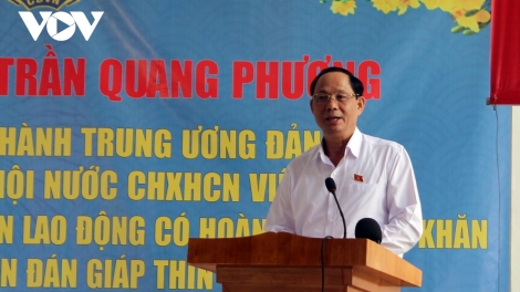 PHÓ CHỦ TỊCH QUỐC HỘI TRẦN QUANG PHƯƠNG CHER ĐOỌNG PR’HÊL LÂNG HƠNH DEH TẾT ĐHỊ QUẢNG TRỊ