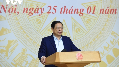 Thủ tướng Phạm Minh Chính k’đhơợng bhrợ pr’họp g’lúh 7 âng Hội đồng Thi đua khen thưởng Trung ương