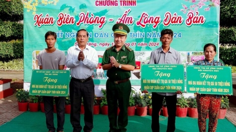 HỘI CHỮ THẬP ĐỎ TỈNH SÓC TRĂNG BAHRAU PEIH DANAK DAK “XUÂN BIÊN PHÒNG BUI HATAIN MENUAC PALEI” TẾT GIÁP THÌN THUN 2024